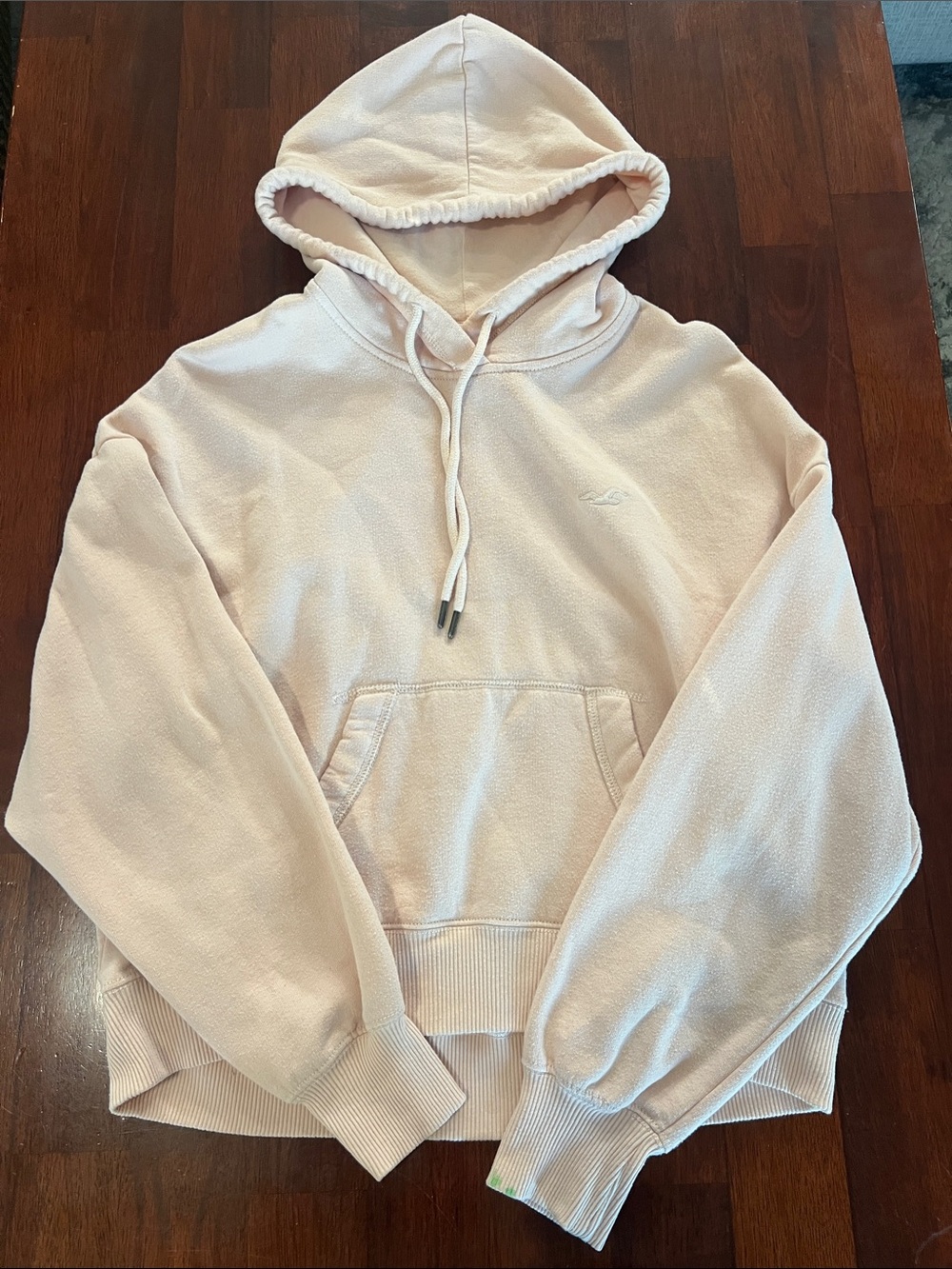 Hollister Light Pink Women's Hooded Pullover Sweatshirt